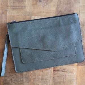 Botkier Green Wristlet Clutch
